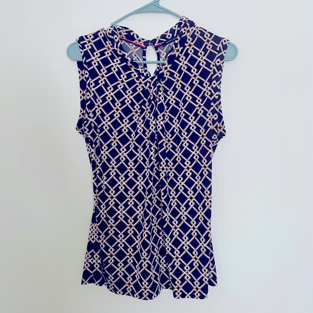 Size Large Tommy Hilfiger Chain Print Tank Top